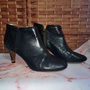 Ted Baker Black Side Zip Ankle Boot